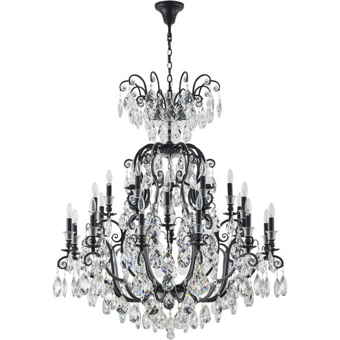 Canada LED 43 inch Matte Black Chandelier Ceiling Light